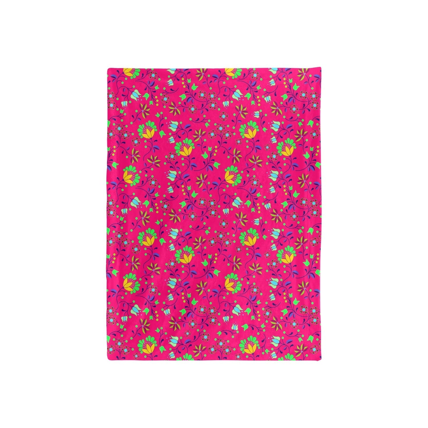 Fleur Indigine Rouge Baby Blanket 40"x50" Baby Blanket 40"x50" e-joyer