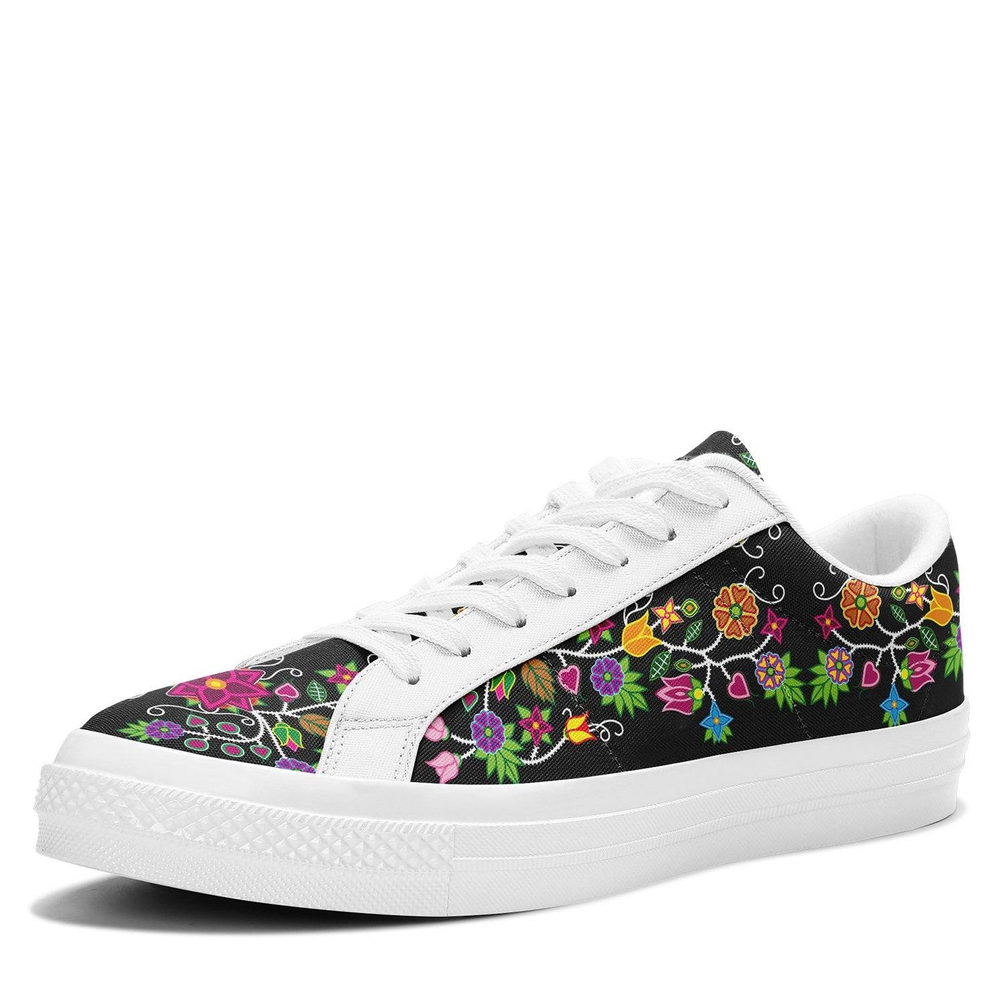 Floral Beadwork Aapisi White Sole