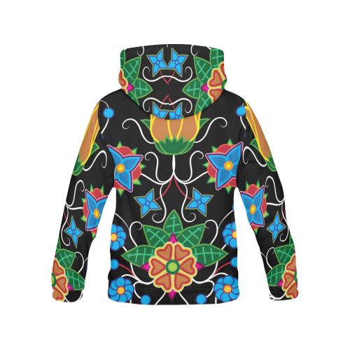 Floral Beadwork-02 Men's All Over Print Hoodie (USA Size) (Model H13) Hoodies e-joyer