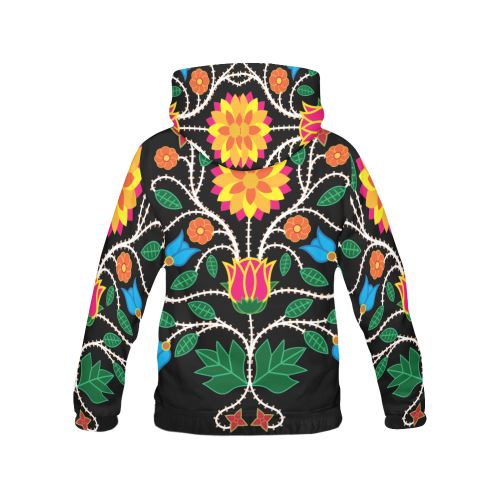 Floral Beadwork-03 Men's All Over Print Hoodie (USA Size) (Model H13) Hoodies e-joyer