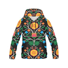 Load image into Gallery viewer, Floral Beadwork Four Clans All Over Print Hoodie for Women (USA Size) (Model H13) All Over Print Hoodie for Women (H13) e-joyer 
