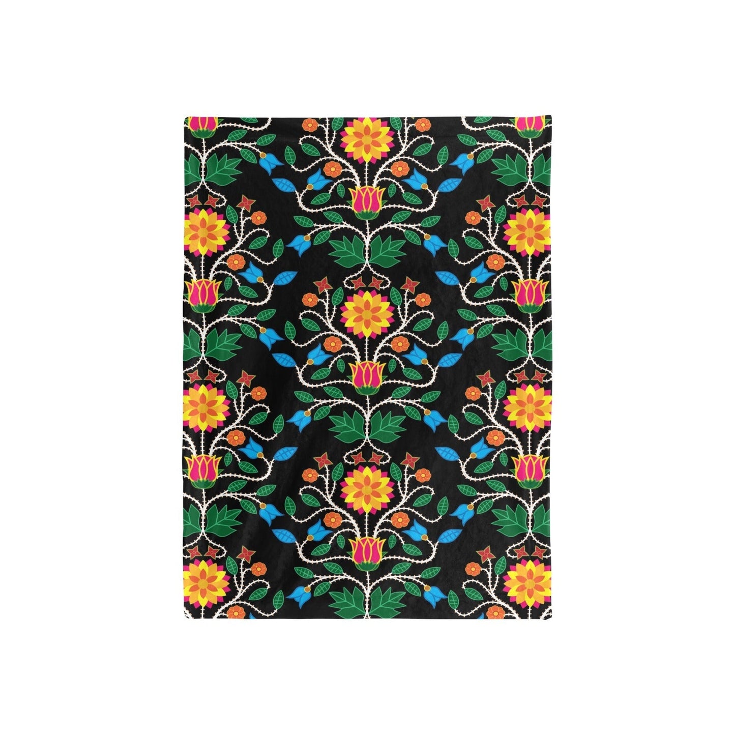Floral Beadwork Four Clans Baby Blanket 40"x50" Baby Blanket 40"x50" e-joyer