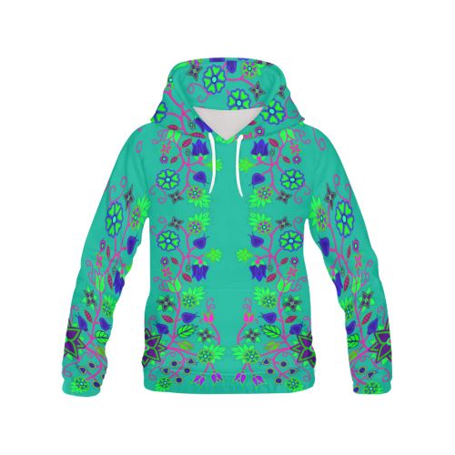 Floral Beadwork Seven Clans Deep Lake All Over Print Hoodie for Men (USA Size) (Model H13) All Over Print Hoodie for Men (H13) e-joyer