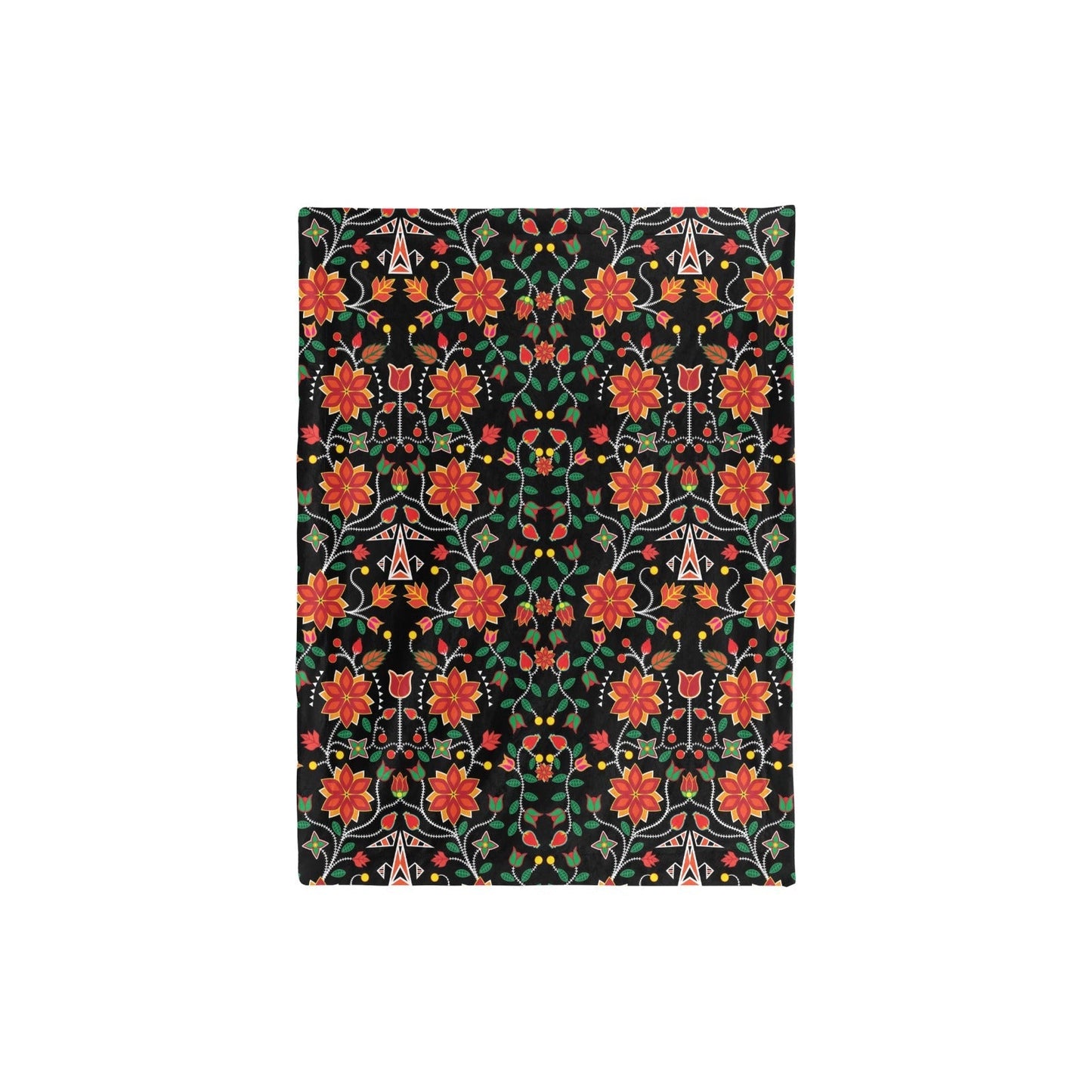 Floral Beadwork Six Bands Baby Blanket 30"x40" Baby Blanket 30"x40" e-joyer