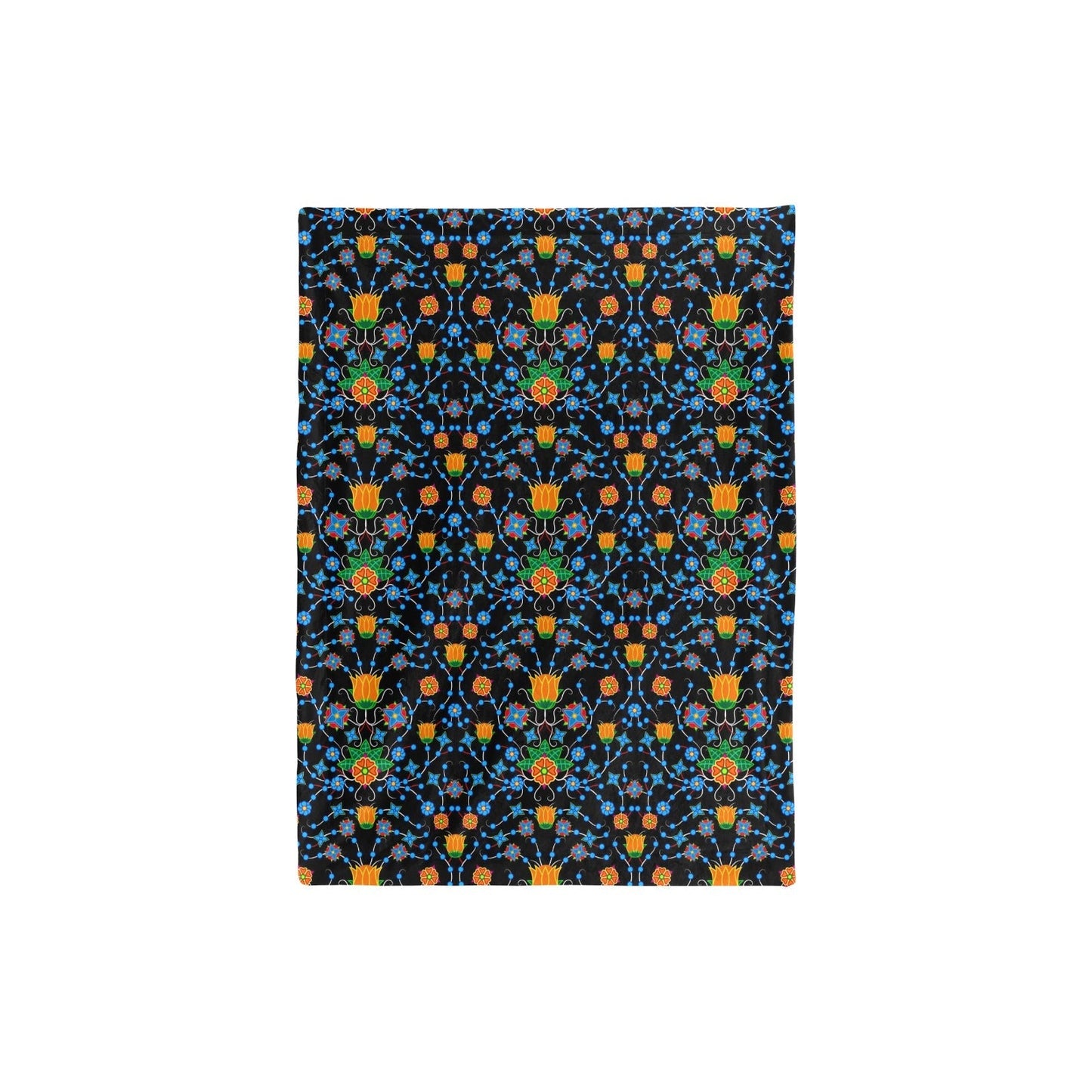 Floral Damask Small Baby Blanket