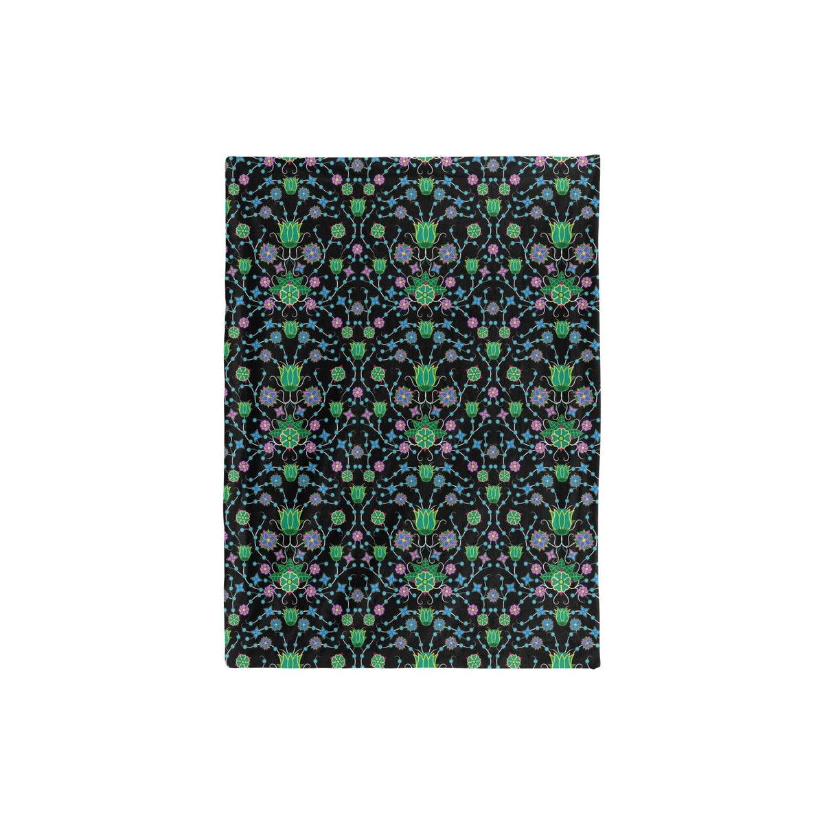 Floral Damask Garden Small Baby Blanket by 49 Dzine (image 3)