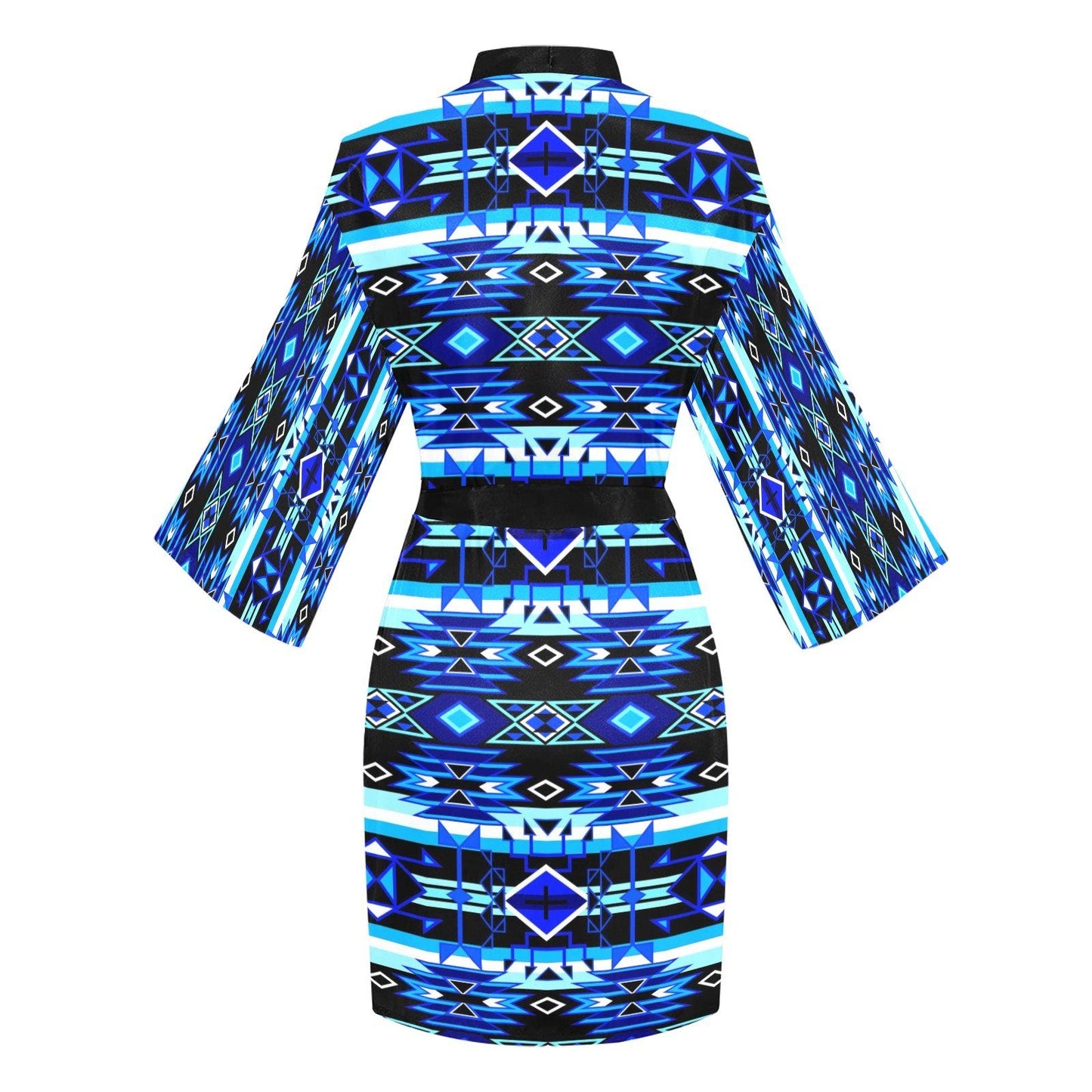 Force of Nature Winter Night Long Sleeve Kimono Robe Long Sleeve Kimono Robe e-joyer