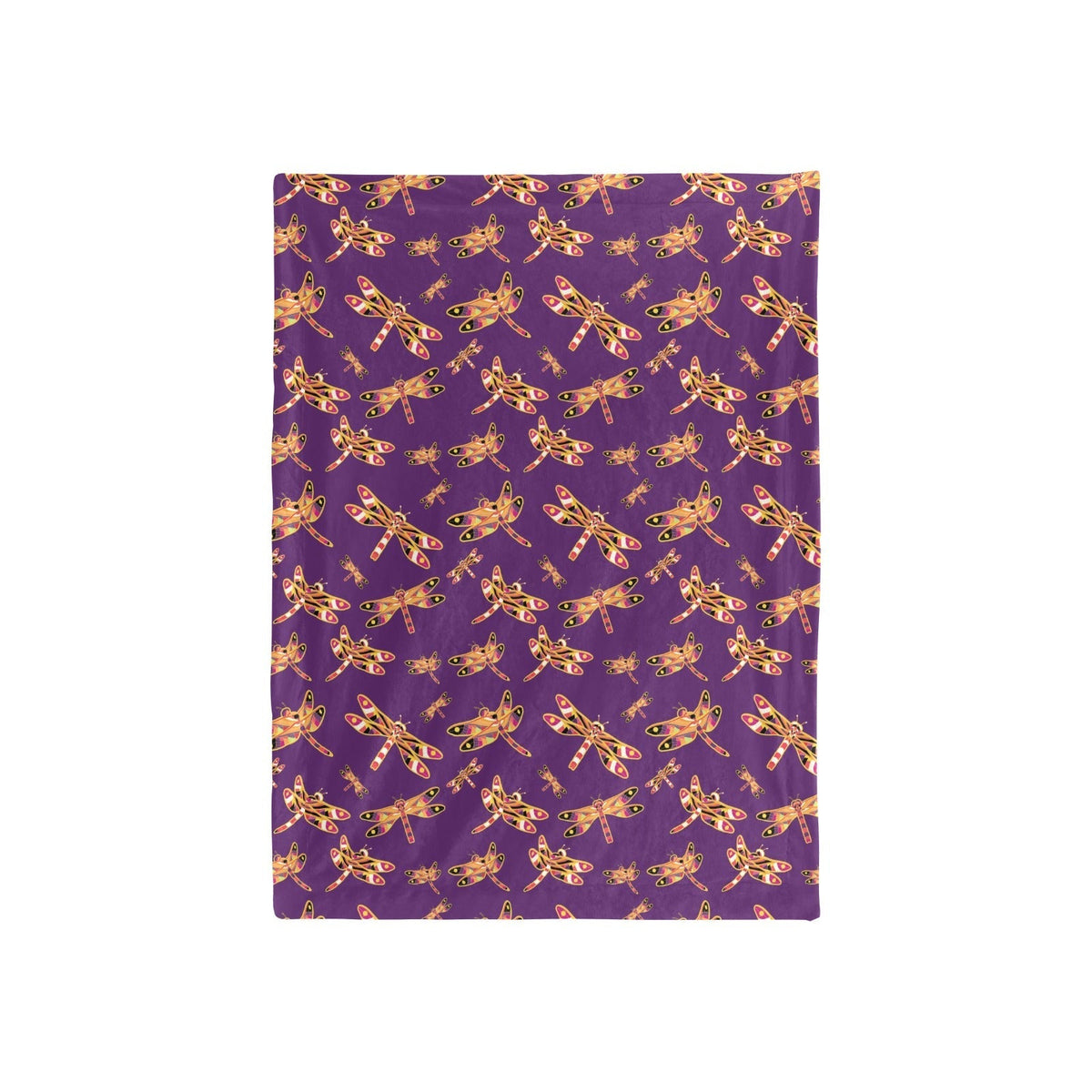 Gathering Yellow Purple Large Baby Blanket by 49 Dzine (image 3)