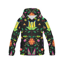 Load image into Gallery viewer, Geometric Floral Summer All Over Print Hoodie for Women (USA Size) (Model H13) All Over Print Hoodie for Women (H13) e-joyer 
