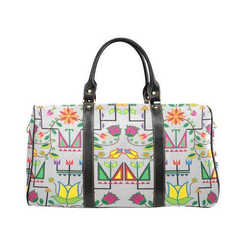 Geometric Floral Summer Large Travel Bag