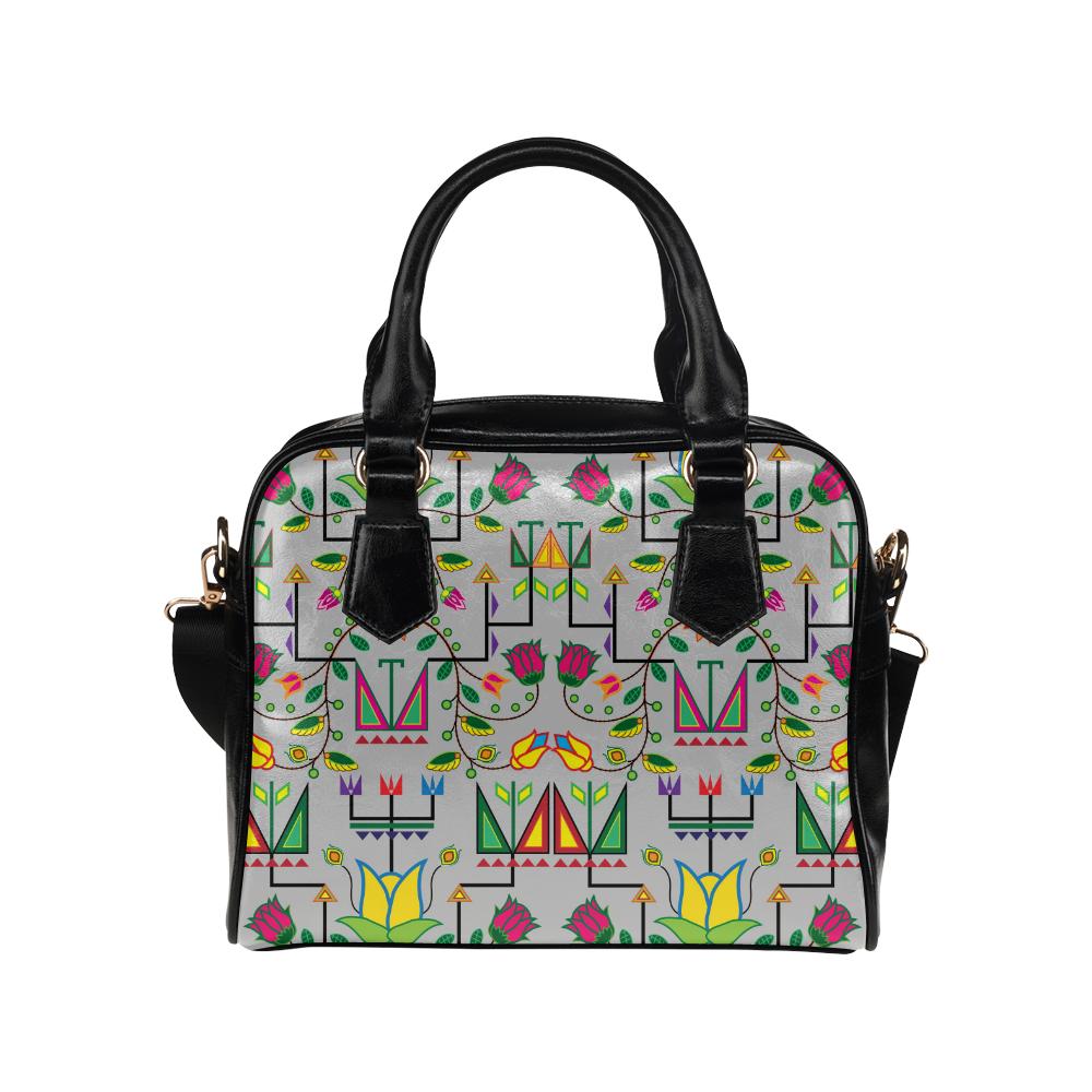 Geometric Floral Summer Shoulder Handbag