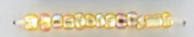 11/0 Silver Lined Seed Beads: Rainbow Gold