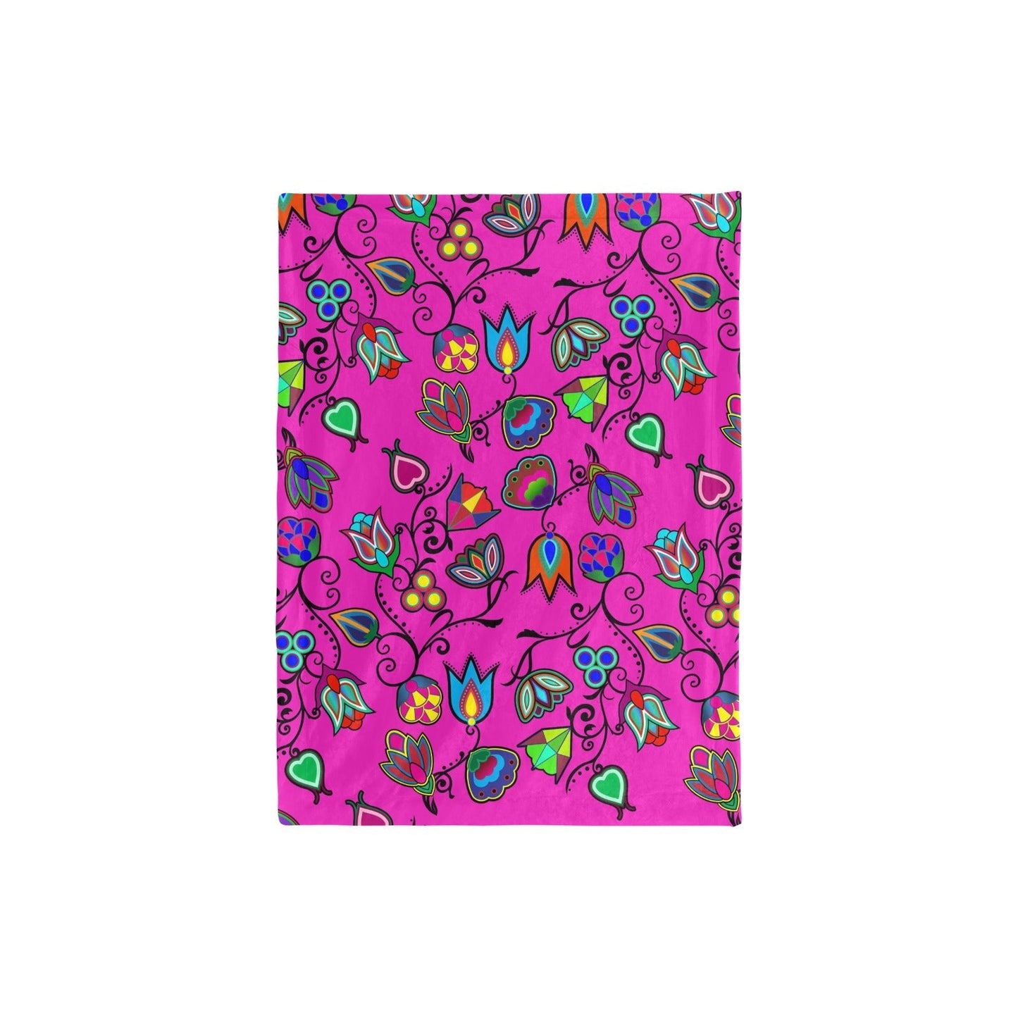 Indigenous Paisley Baby Blanket 30"x40" Baby Blanket 30"x40" e-joyer
