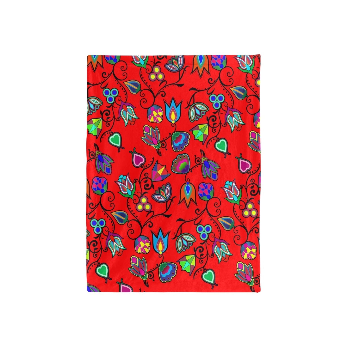 Indigenous Paisley Dahlia Baby Blanket 40"x50" Baby Blanket 40"x50" e-joyer