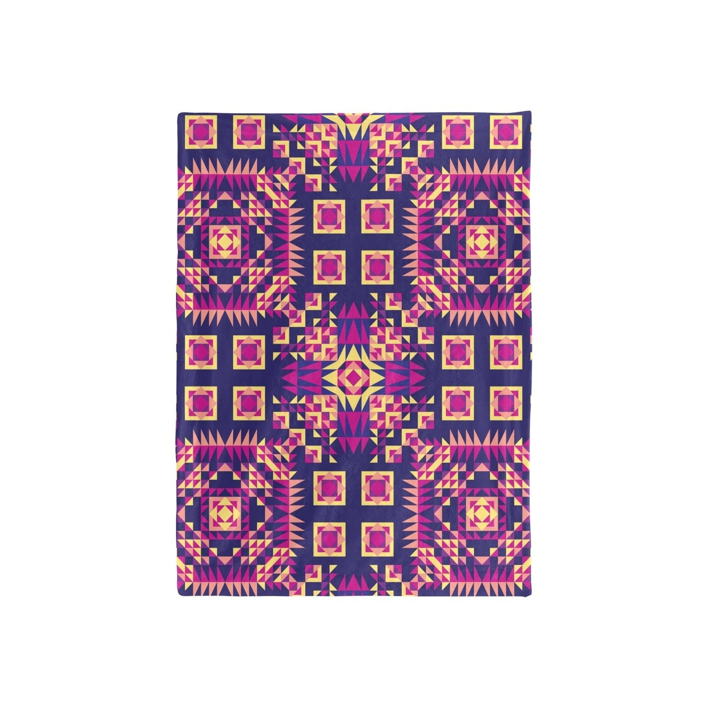 Kaleidoscope Bleu Baby Blanket 40"x50" Baby Blanket 40"x50" e-joyer