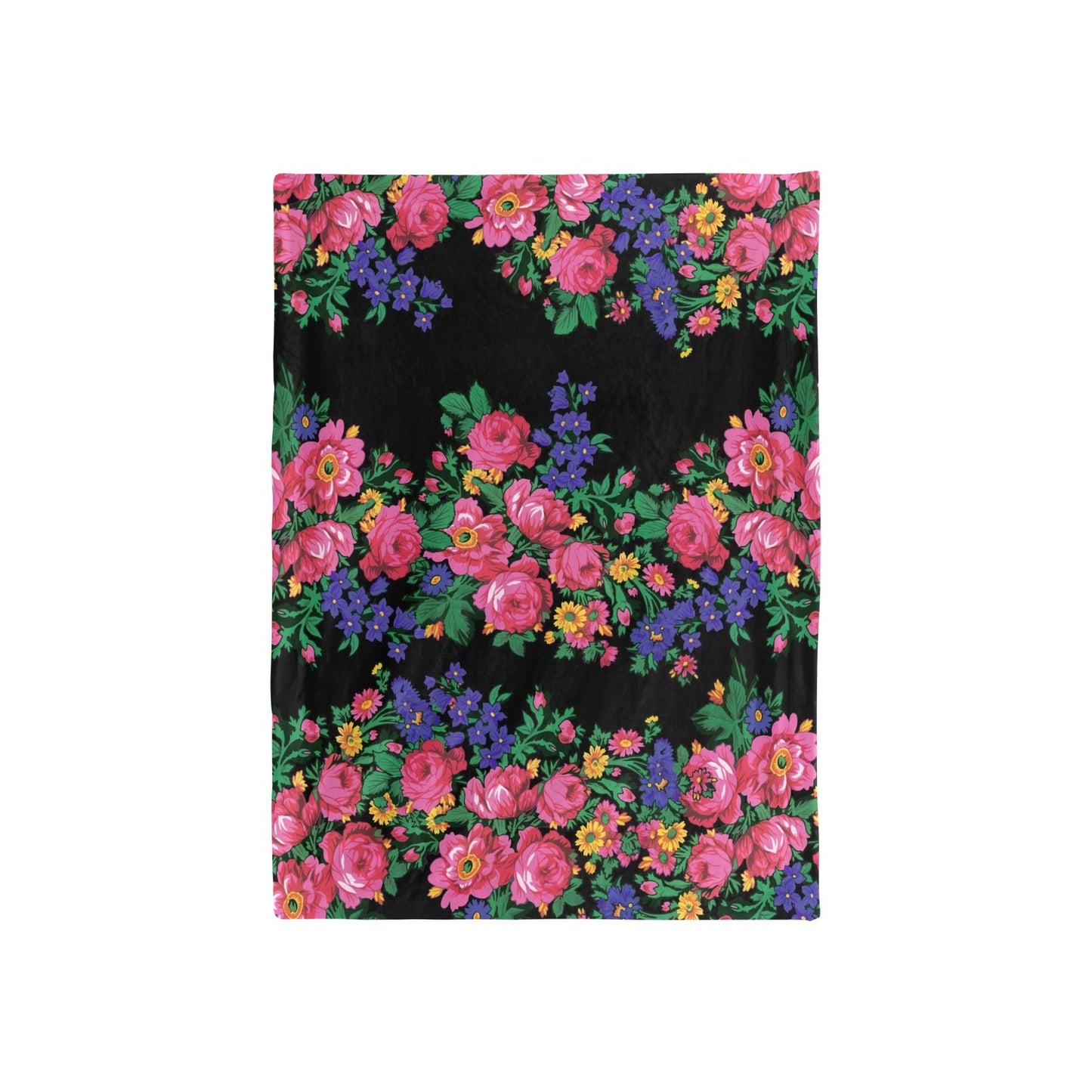 Kokum's Revenge Black Baby Blanket 40"x50" Baby Blanket 40"x50" e-joyer
