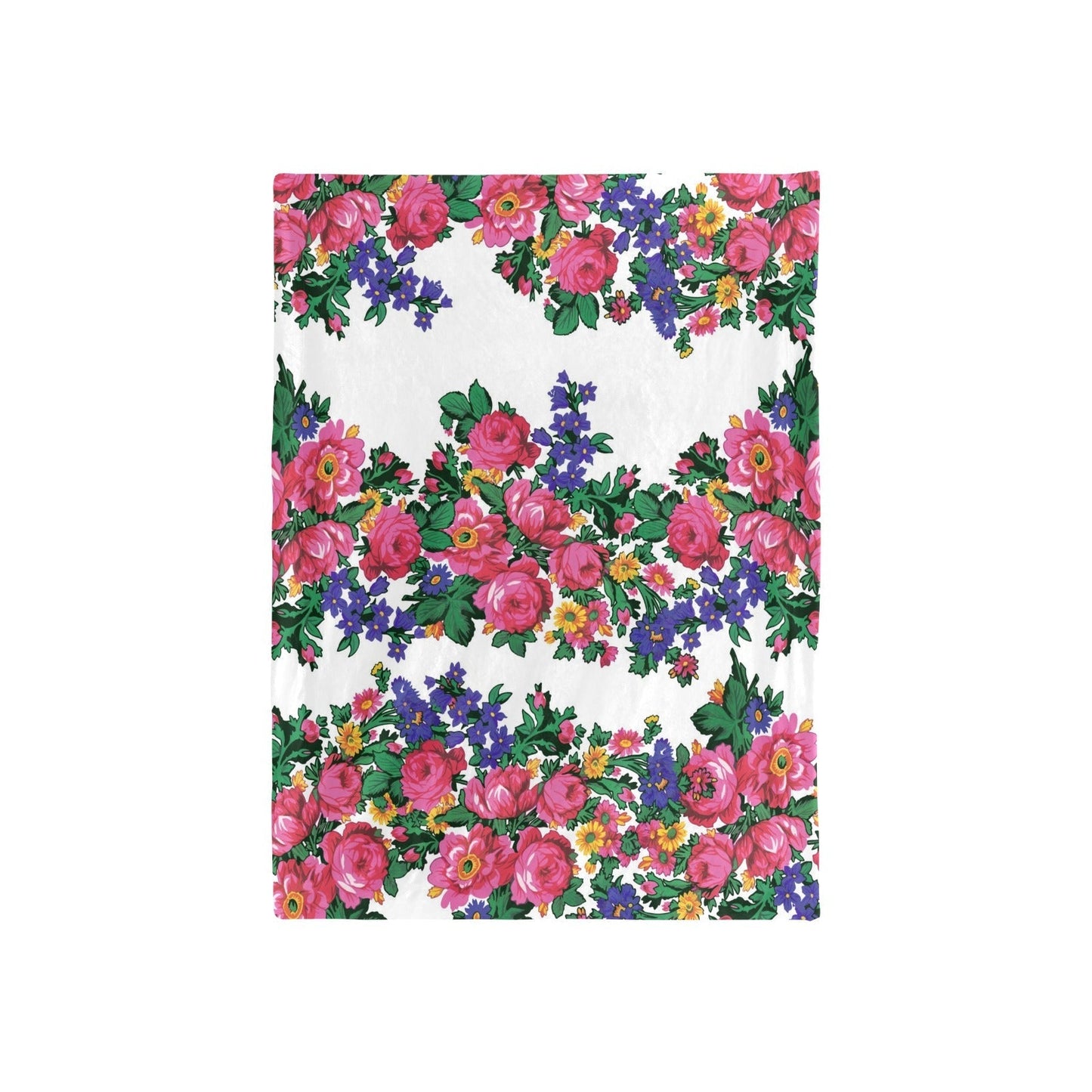 Kokum's Revenge White Baby Blanket 40"x50" Baby Blanket 40"x50" e-joyer