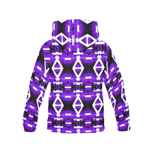 Moon Shadow Winter Camp All Over Print Hoodie for Women (USA Size) (Model H13) All Over Print Hoodie for Women (H13) e-joyer