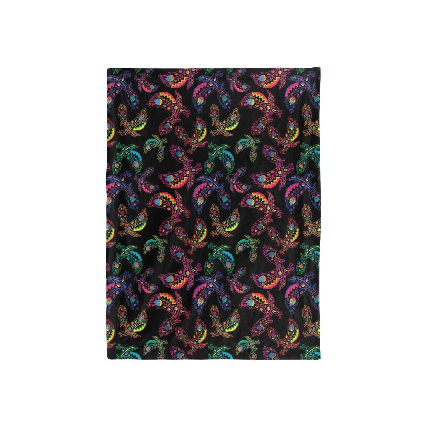 Neon Floral Eagles Baby Blanket 40"x50" Baby Blanket 40"x50" e-joyer
