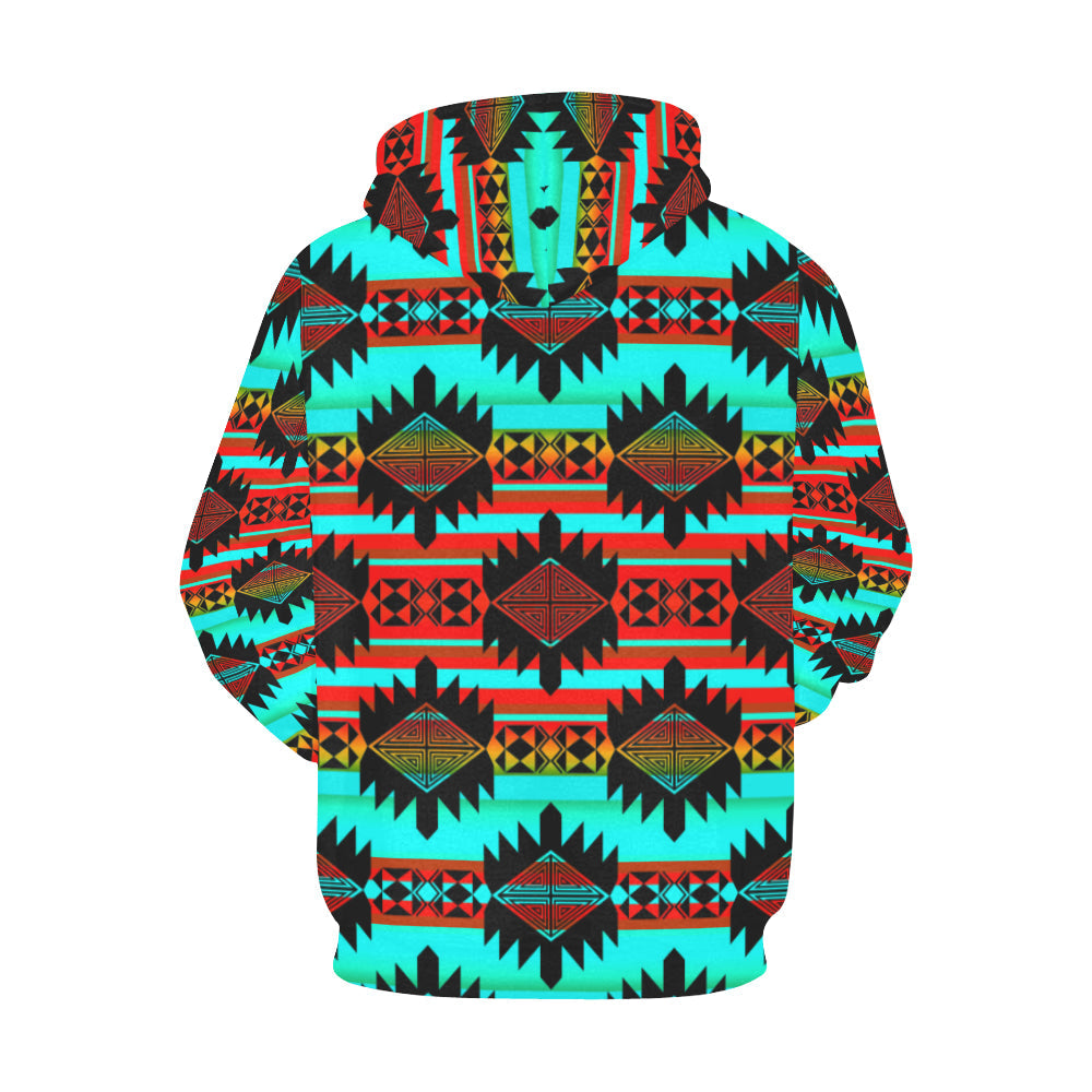 Okotoks Arrow All Over Print Hoodie for Women (USA Size) (Model H13) All Over Print Hoodie for Women (H13) e-joyer