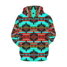 Load image into Gallery viewer, Okotoks Arrow All Over Print Hoodie for Women (USA Size) (Model H13) All Over Print Hoodie for Women (H13) e-joyer 
