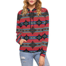 Load image into Gallery viewer, Plateau Ride All Over Print Hoodie for Women (USA Size) (Model H13) All Over Print Hoodie for Women (H13) e-joyer 
