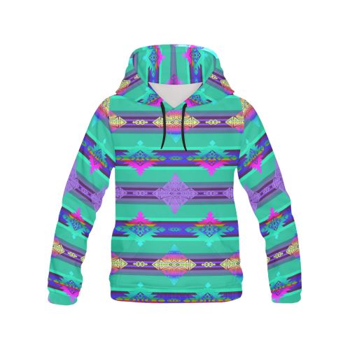 Plateau Riverrun All Over Print Hoodie for Women (USA Size) (Model H13) All Over Print Hoodie for Women (H13) e-joyer