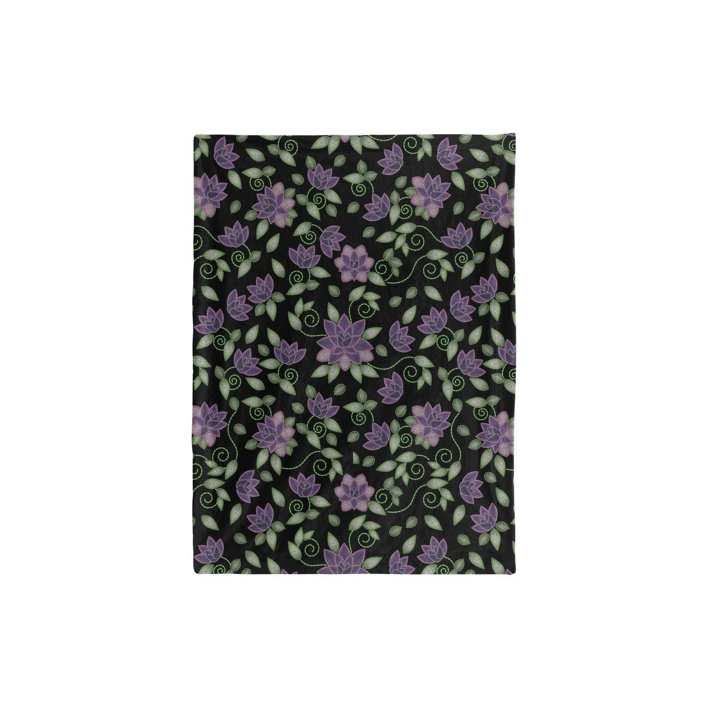 Purple Beaded Rose Baby Blanket 30"x40" Baby Blanket 30"x40" e-joyer