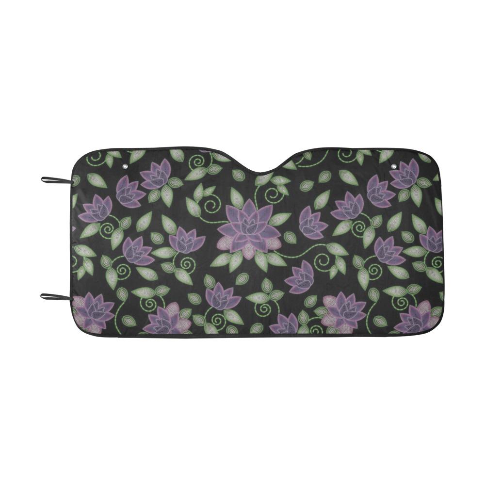 Beaded Rose Car Sun Shade