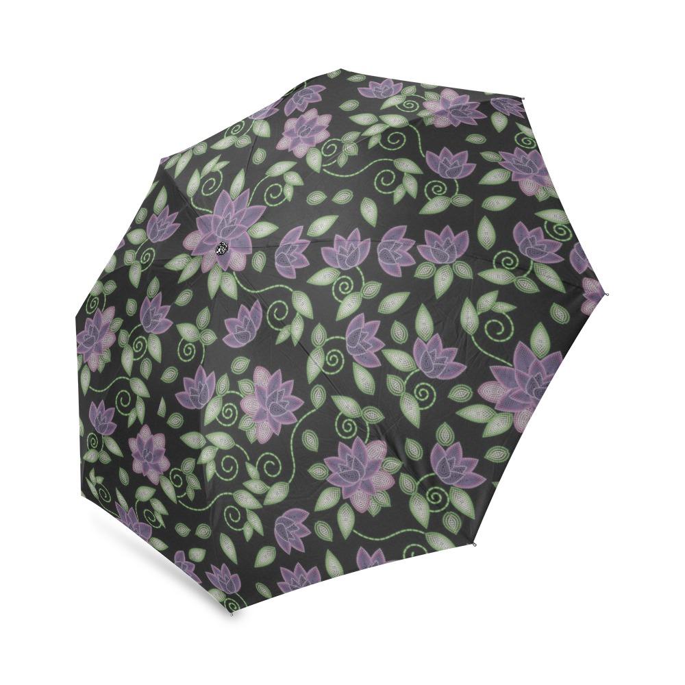 Beaded Rose Foldable Umbrella