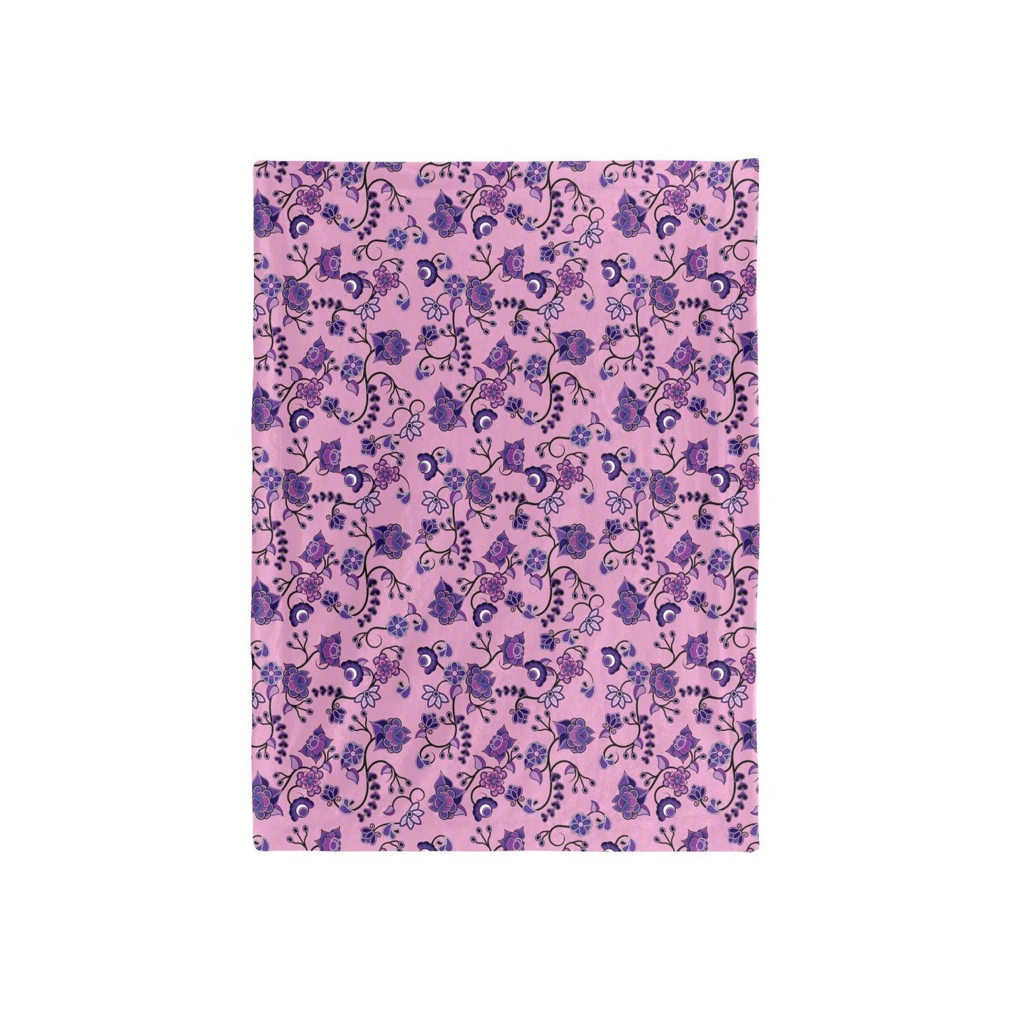 Purple Floral Amour Baby Blanket 40"x50" Baby Blanket 40"x50" e-joyer