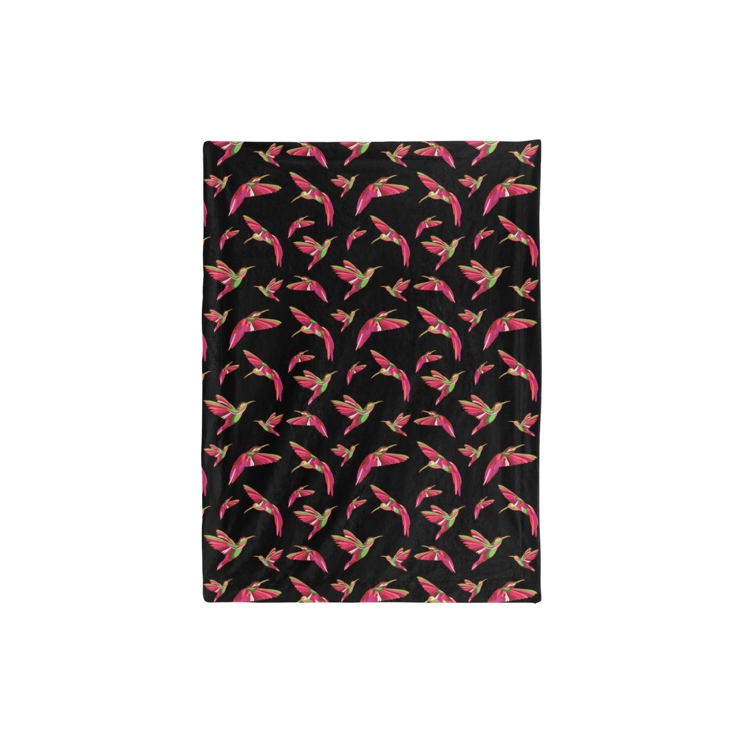 Red Swift Colourful Black Baby Blanket 30"x40" Baby Blanket 30"x40" e-joyer