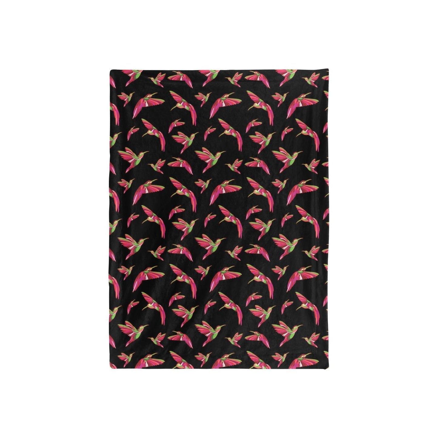 Red Swift Colourful Black Baby Blanket 40"x50" Baby Blanket 40"x50" e-joyer