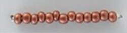 11/0 Seed Beads: Rusty Rose