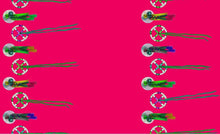 Load image into Gallery viewer, Silk Ribbons and Belles Royal Pink Poplin Fabric By the Yard Fabric NBprintex 
