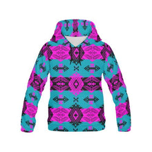 Load image into Gallery viewer, Sovereign Nation Deep Lake and Sunset All Over Print Hoodie for Women (USA Size) (Model H13) All Over Print Hoodie for Women (H13) e-joyer 
