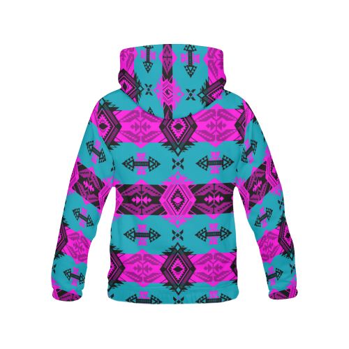 Sovereign Nation Deep Lake and Sunset All Over Print Hoodie for Women (USA Size) (Model H13) All Over Print Hoodie for Women (H13) e-joyer