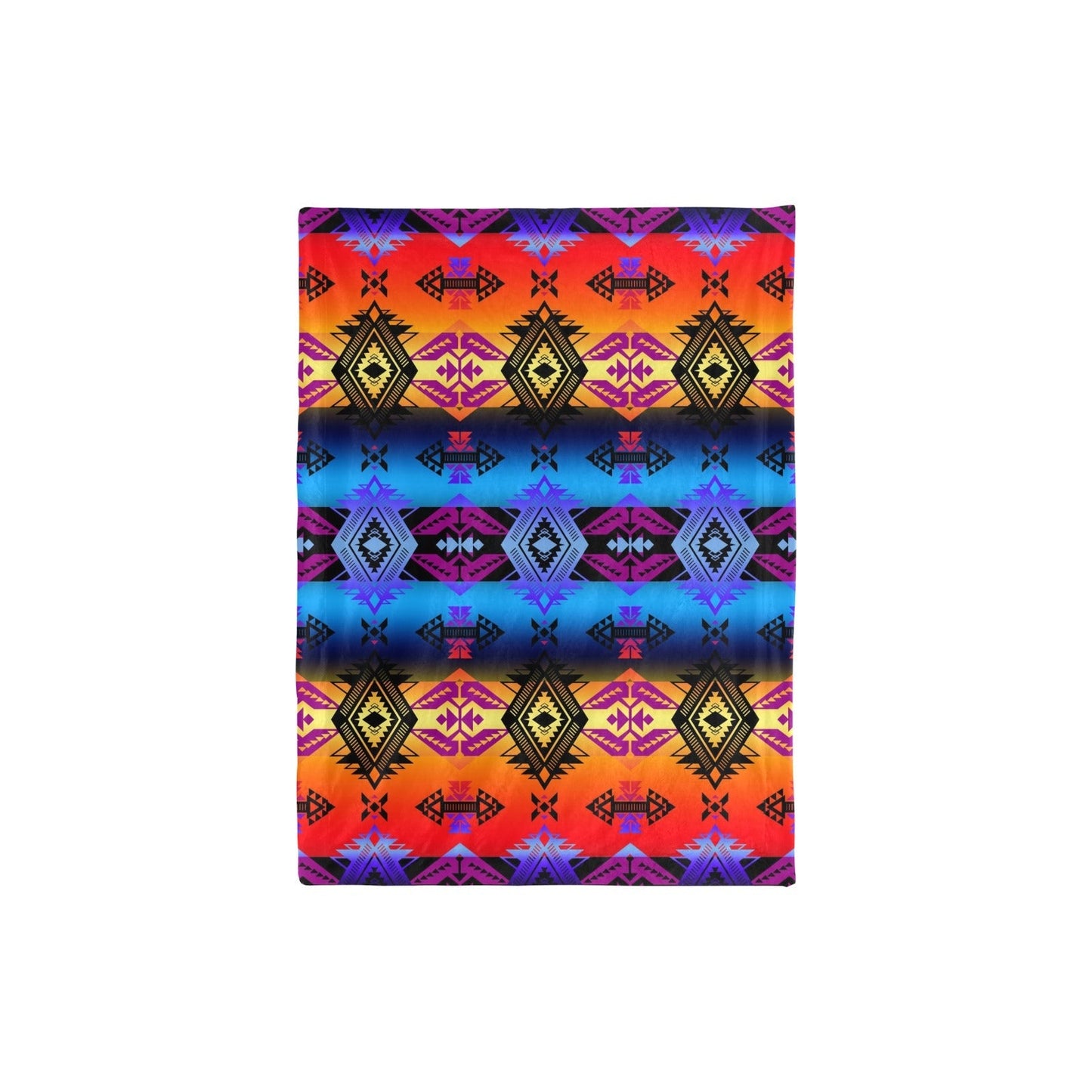 Sovereign Nation Sunset Baby Blanket 30"x40" Baby Blanket 30"x40" e-joyer