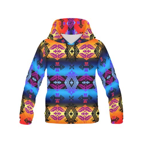 Soveriegn Nation Sunset All Over Print Hoodie for Women (USA Size) (Model H13) All Over Print Hoodie for Women (H13) e-joyer