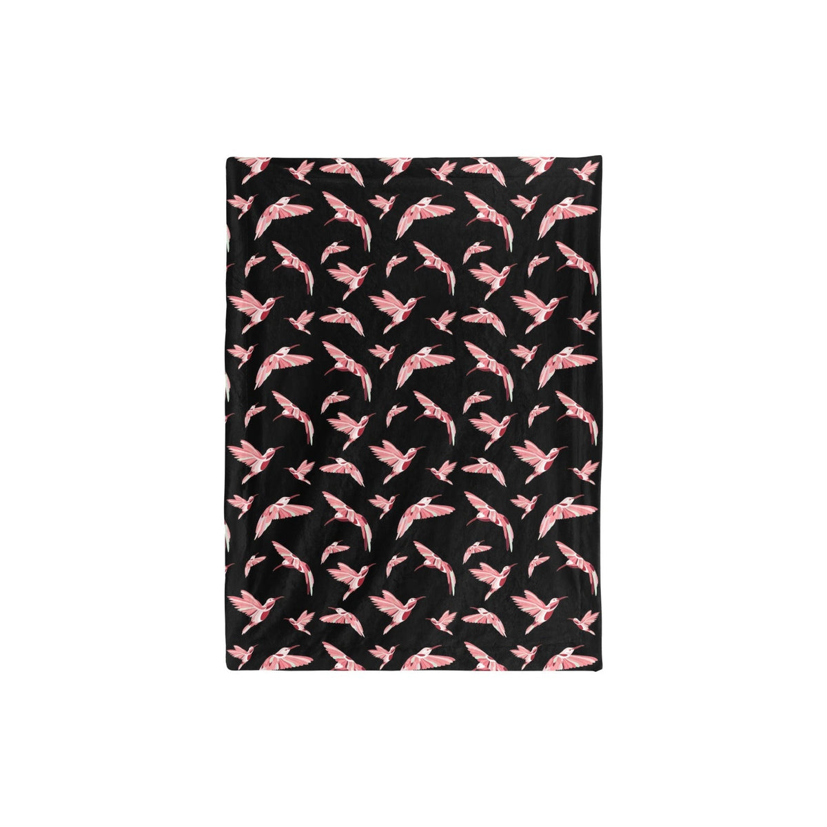 Strawberry Black Small Baby Blanket by 49 Dzine (image 3)