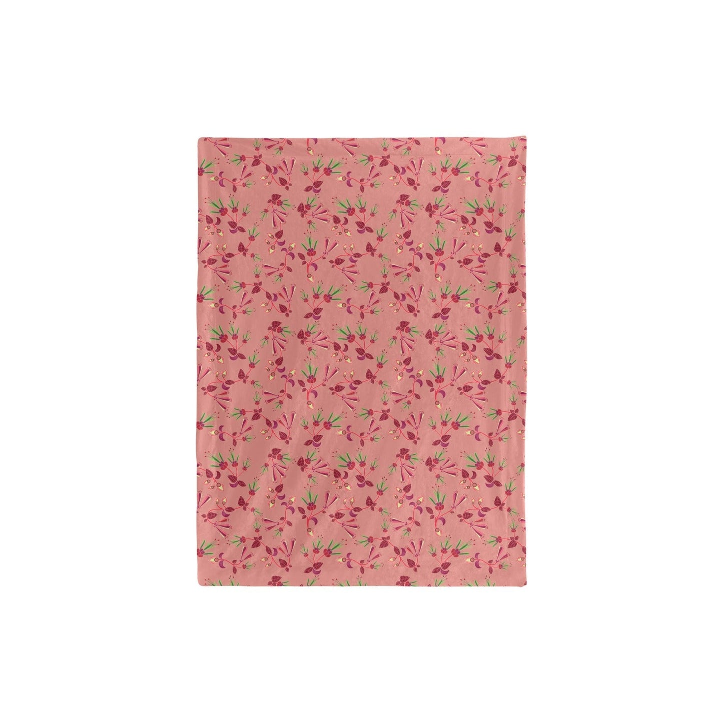 Swift Floral Peach Rouge Remix Baby Blanket 30"x40" Baby Blanket 30"x40" e-joyer