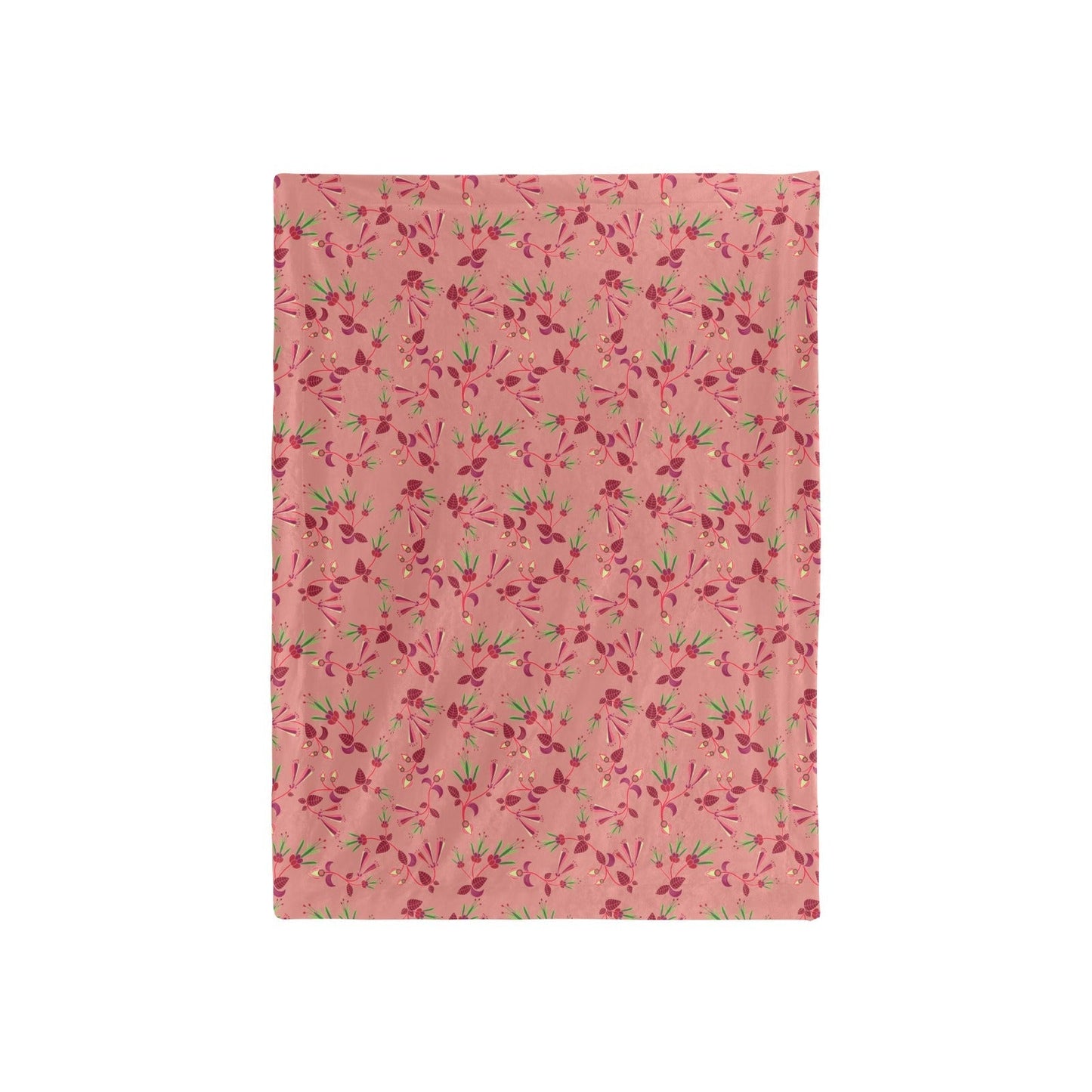 Swift Floral Peach Rouge Remix Baby Blanket 40"x50" Baby Blanket 40"x50" e-joyer