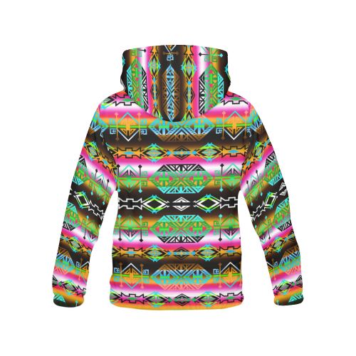 Trade Route North All Over Print Hoodie for Women (USA Size) (Model H13) All Over Print Hoodie for Women (H13) e-joyer
