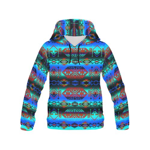Trade Route Plains All Over Print Hoodie for Women (USA Size) (Model H13) All Over Print Hoodie for Women (H13) e-joyer