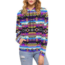 Load image into Gallery viewer, Trade Route West All Over Print Hoodie for Women (USA Size) (Model H13) All Over Print Hoodie for Women (H13) e-joyer 
