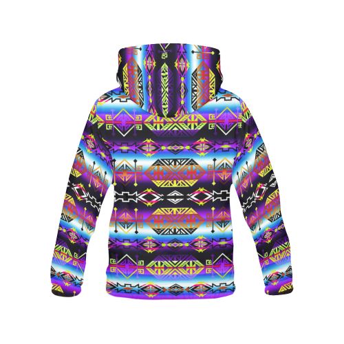 Trade Route West All Over Print Hoodie for Women (USA Size) (Model H13) All Over Print Hoodie for Women (H13) e-joyer