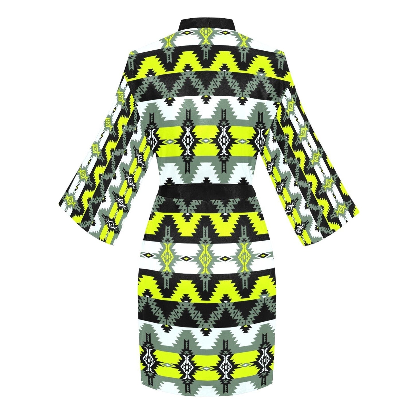 Two Spirit Medicine Long Sleeve Kimono Robe Long Sleeve Kimono Robe e-joyer