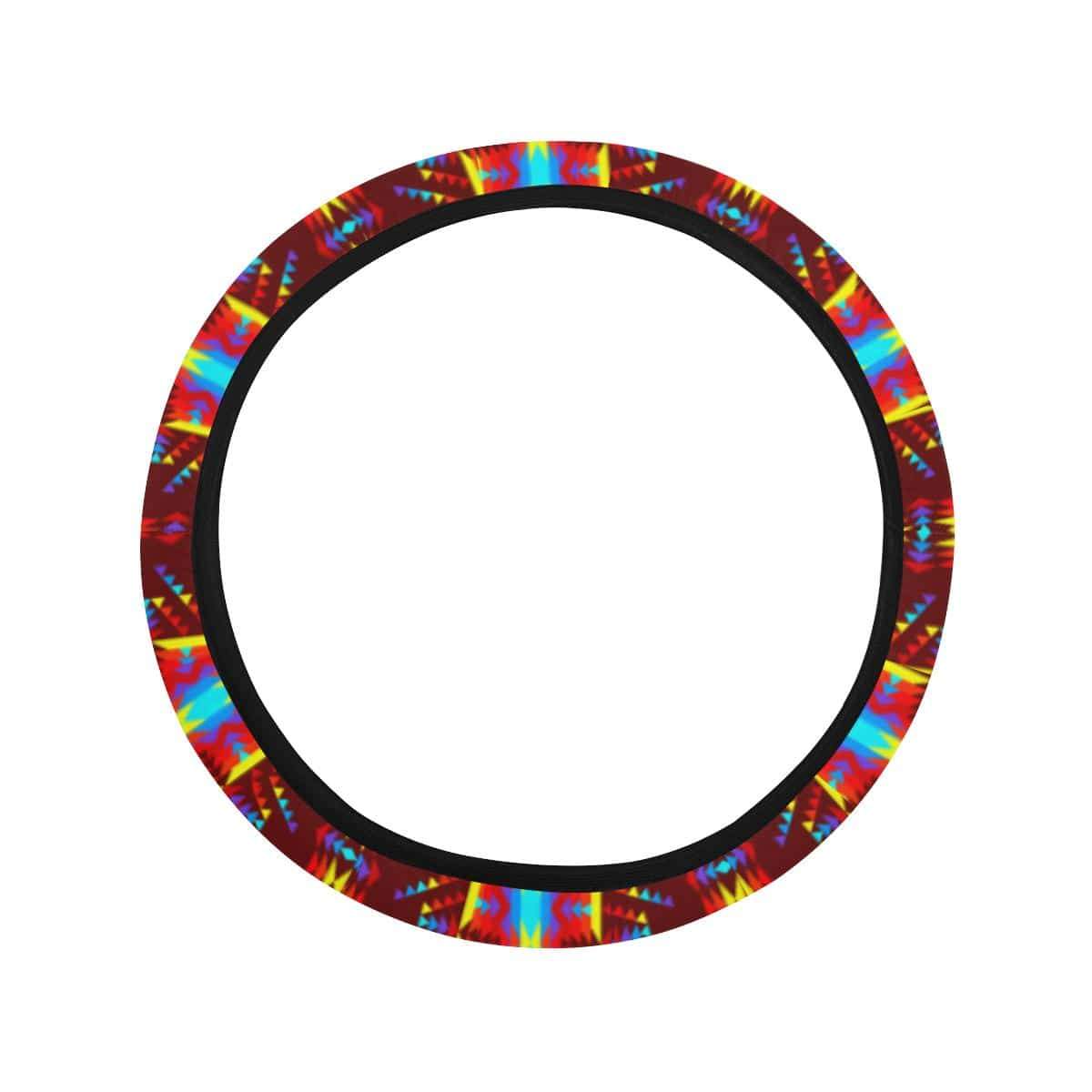 Visions of Peace Steering Wheel Cover