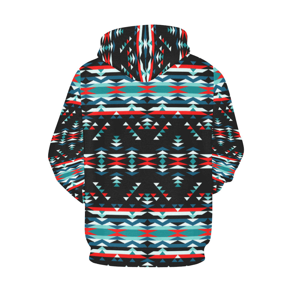 Visions of Peaceful Nights All Over Print Hoodie for Women (USA Size) (Model H13) Hoodie e-joyer