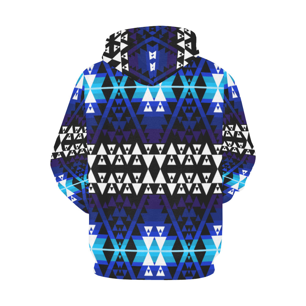 Writing on Stone Night Watch All Over Print Hoodie for Women (USA Size) (Model H13) Hoodie e-joyer